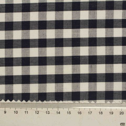 Fine Plaid 100% Cotton Woven Fabric