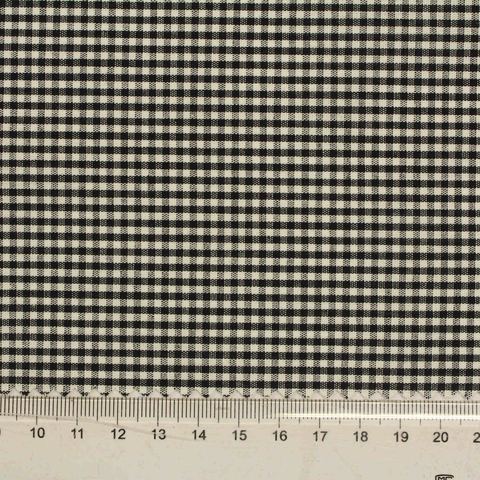 Fine Plaid 100% Cotton Woven Fabric