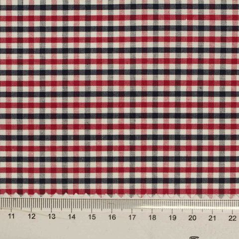 Red Gingham Woven, Cotton