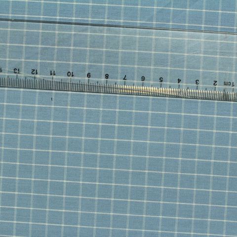 Fine Plaid 100% Cotton Poplin Fabric