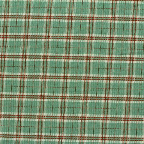 Plaid 100% Cotton Twill Fabric