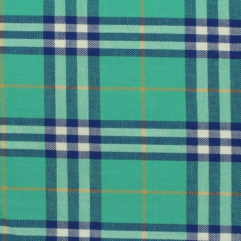 Plaid 100% Cotton Twill Fabric