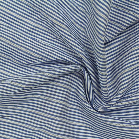 Blue Stripe Woven, Cotton