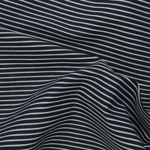 Fine Striped 100% Cotton Poplin Fabric