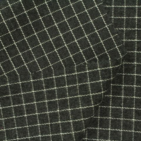 Plaid Brushed Cotton Polyester Woven Fabric