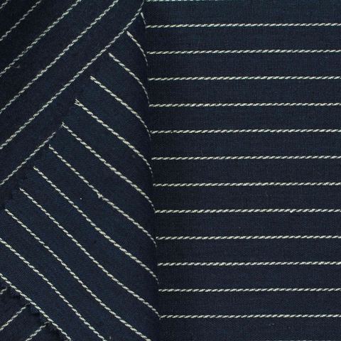 White Stripes Woven, Cotton-Poly