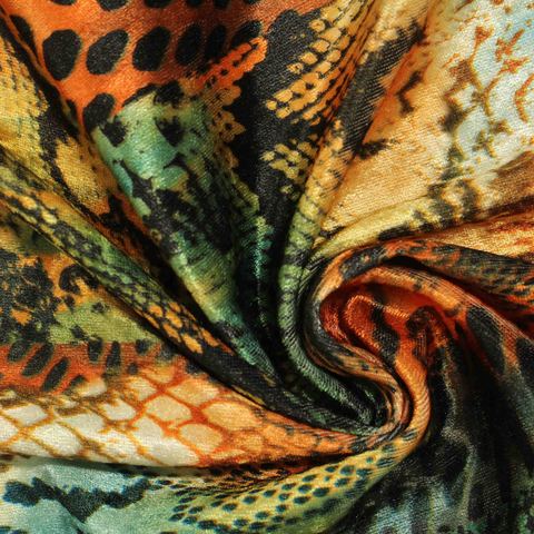 Animal Print Polyester Stretch Knit Fabric