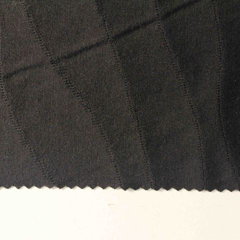 Jacquard Polyester Viscose Stretch Knit Fabric