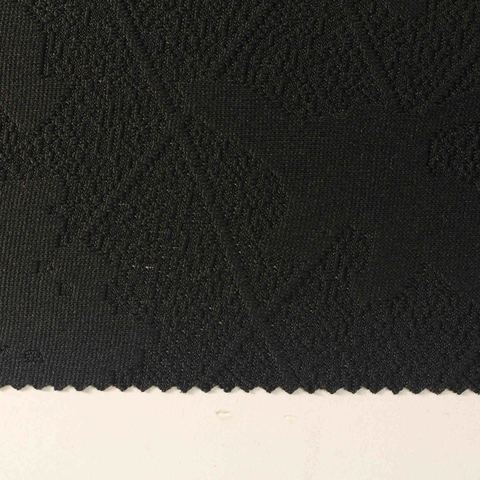 Jacquard Polyester Stretch Pointelle Knit Fabric