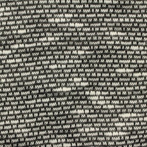 Black Textured Rib Knit, Polyester