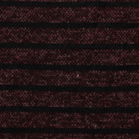 Striped Polyester Stretch Knit Fabric