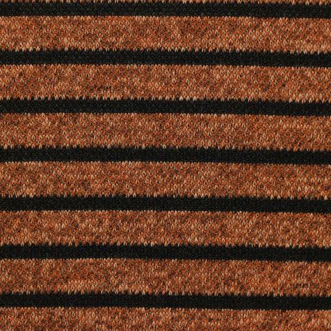 Striped Polyester Stretch Knit Fabric