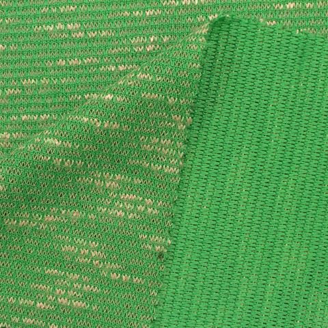 Heather Polyester Viscose Interlock Knit Fabric