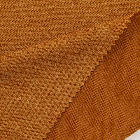 Heather Polyester Stretch Knit Fabric