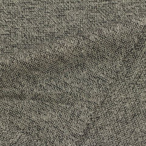 Black Marl Scuba Knit, Polyester
