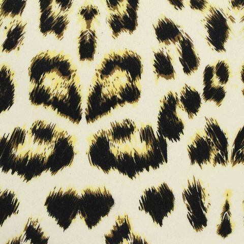 Animal Print Cotton Stretch Sateen Fabric