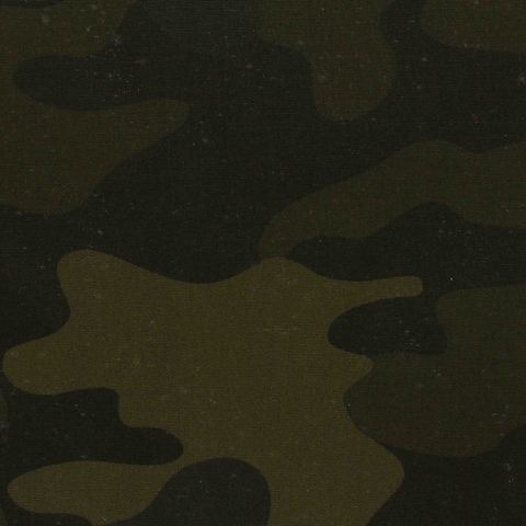 Camo Poplin Fabric