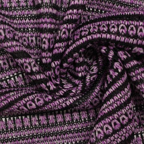 Jacquard 100% Viscose Chunky Knit Fabric