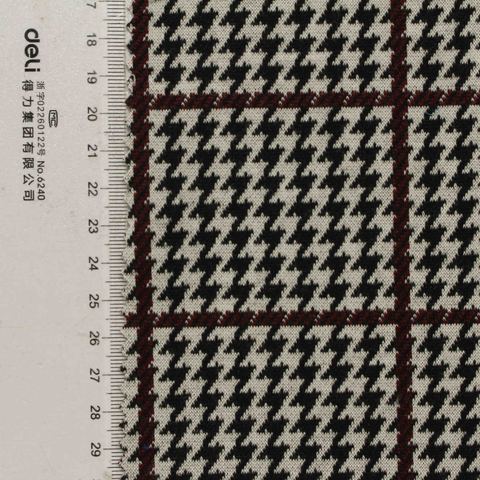 Plaid Knit Fabric