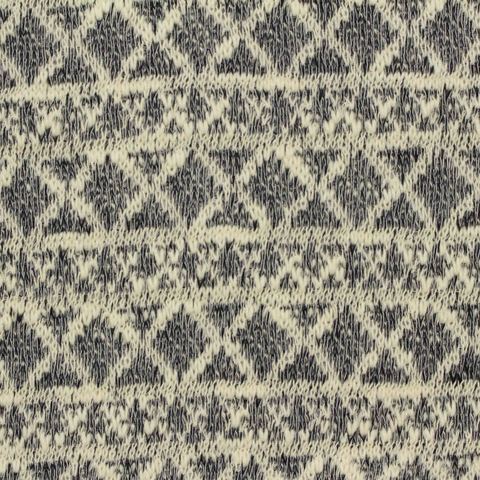 Jacquard Slub Polyester Cotton Chunky Knit Fabric