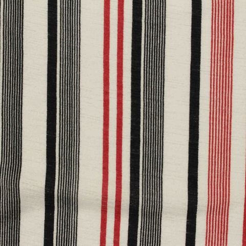 Bold Striped Polyester Stretch Knit Fabric