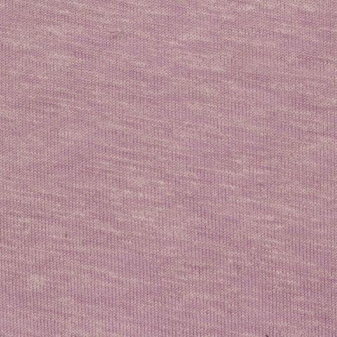 Heather Slub Polyester Cotton Blend Jersey Knit Fabric