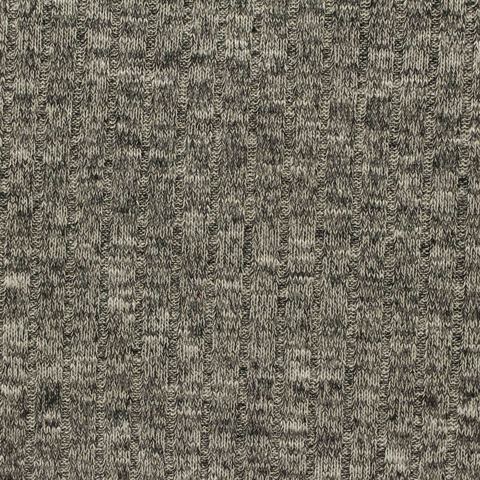 Heather Slub Polyester Viscose Rib Knit Fabric