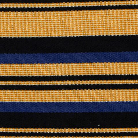 Yellow Horizontal-Stripe Jacquard, Viscose