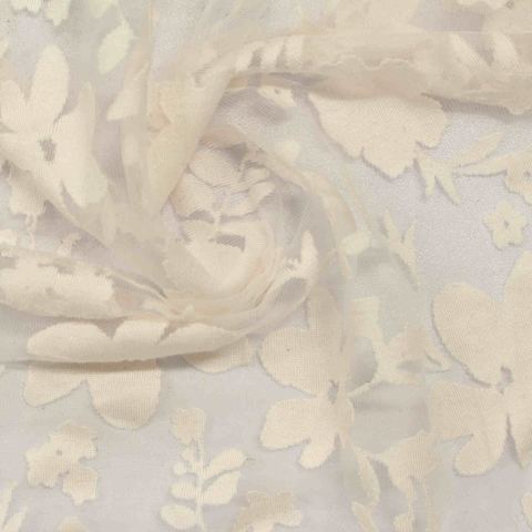 Bold Floral Viscose Knit Fabric