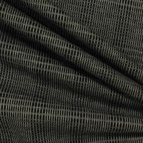 Plaid Polyester Viscose Stretch Knit Fabric