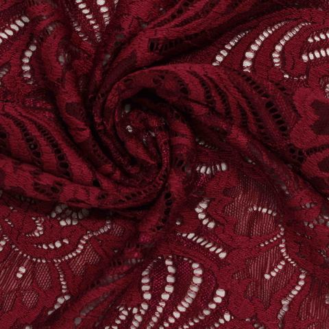 Polyester Stretch Lace Fabric