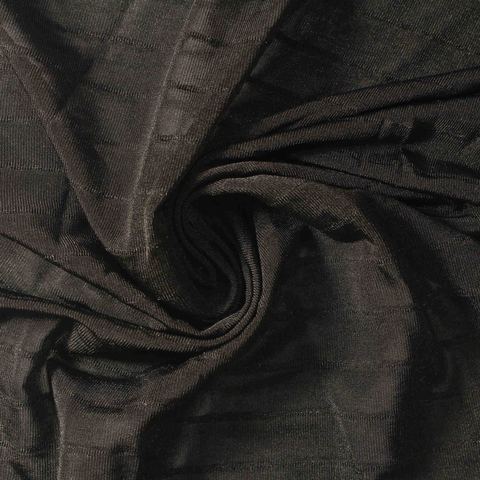 Striped Polyester Stretch Knit Fabric