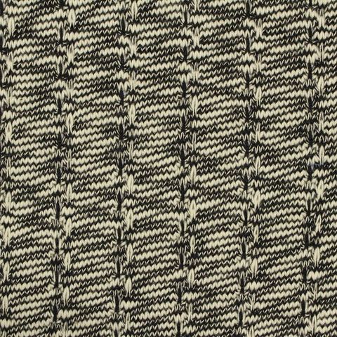 Jacquard Cotton Polyester Chunky Knit Fabric