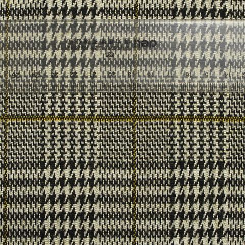 Bold Plaid Polyester Stretch Knit Fabric
