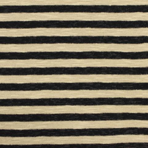 Striped Cotton Polyester Knit Fabric