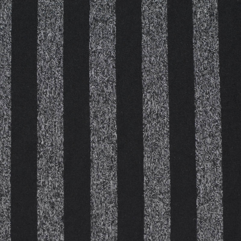Bold Striped Cotton Polyester Knit Fabric