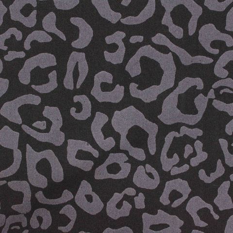 Grey Leopard Knit, Poly-Viscose