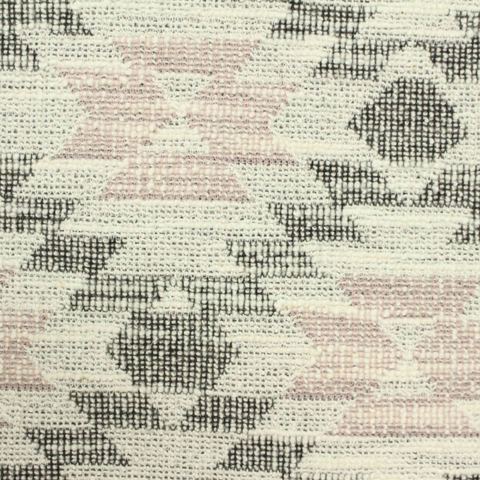 Black Floral Jacquard, Cotton-Poly