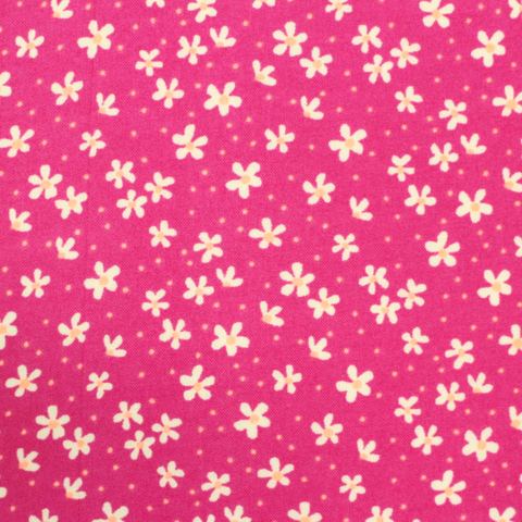 Fine Floral 100% Viscose Woven Fabric