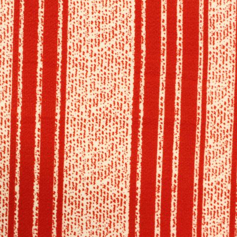 Bold Striped Polyester Stretch Chiffon Fabric