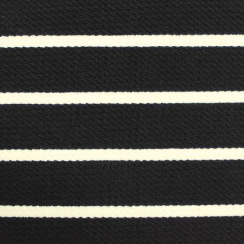 Striped Polyester Stretch Knit Fabric