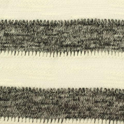 Bold Striped Viscose Polyester Stretch Knit Fabric