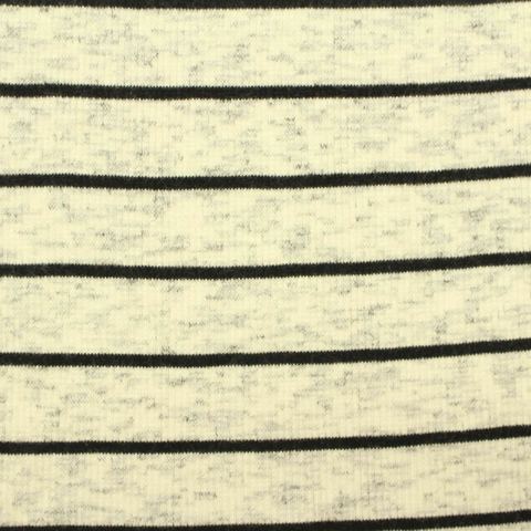 Striped Viscose Stretch Knit Fabric