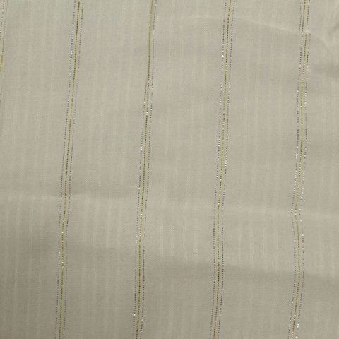 Fine Striped Viscose Metallic Woven Fabric