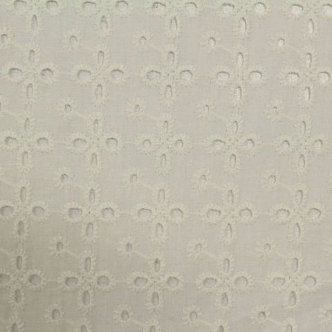Cream Floral Woven, Cotton