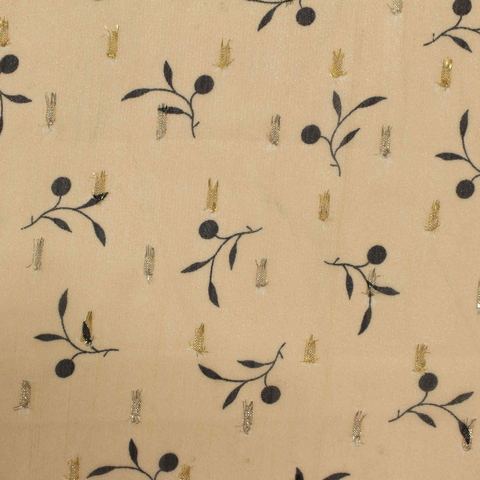 Bold Floral 100% Polyester Chiffon Fabric