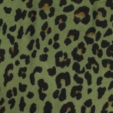Green Leopard Knit