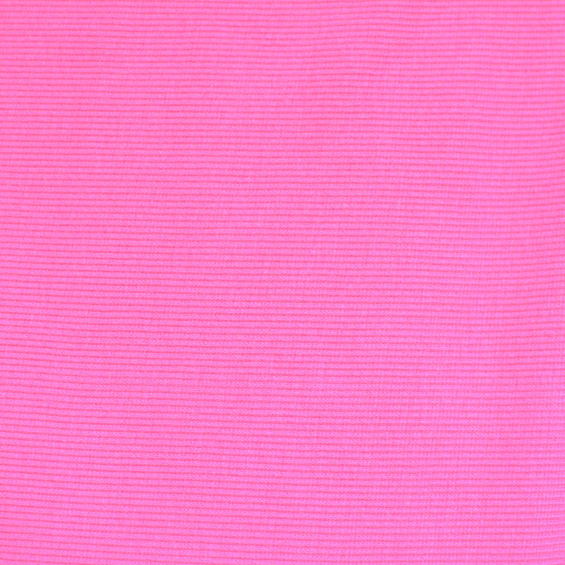 Polyester Cotton Stretch Rib Knit Fabric