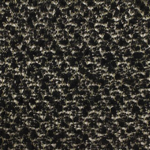 Black Abstract Chunky Knit, Polyester