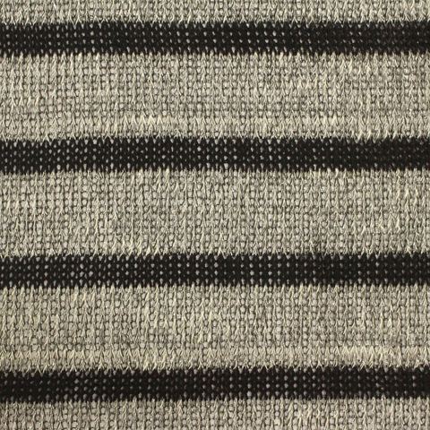 Striped Viscose Polyester Metallic Stretch Chunky Knit Fabric